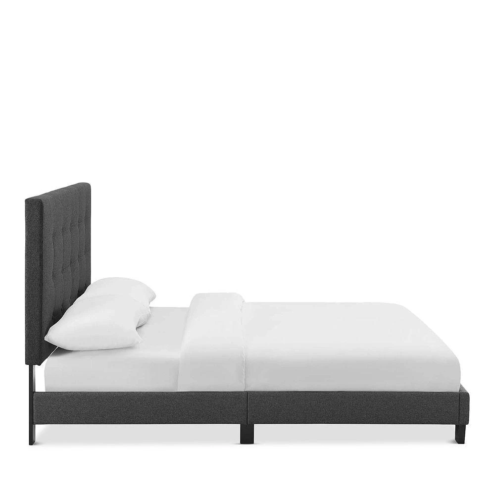 商品Modway|Melanie Tufted Button Upholstered Fabric Platform Bed Collection,价格¥2148,第4张图片详细描述