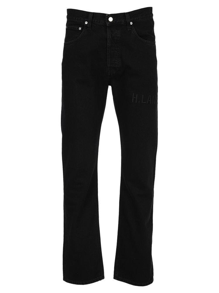 商品Helmut Lang|Helmut Lang Monogram High-Rise Straight Jeans,价格¥1666,第1张图片