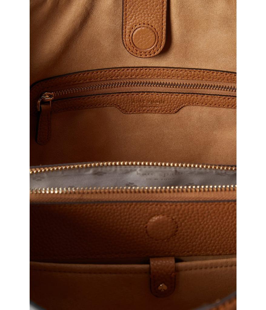 商品Kate Spade|Knott Pebbled and Suede Leather Large Shoulder Bag,价格¥2051,第5张图片详细描述
