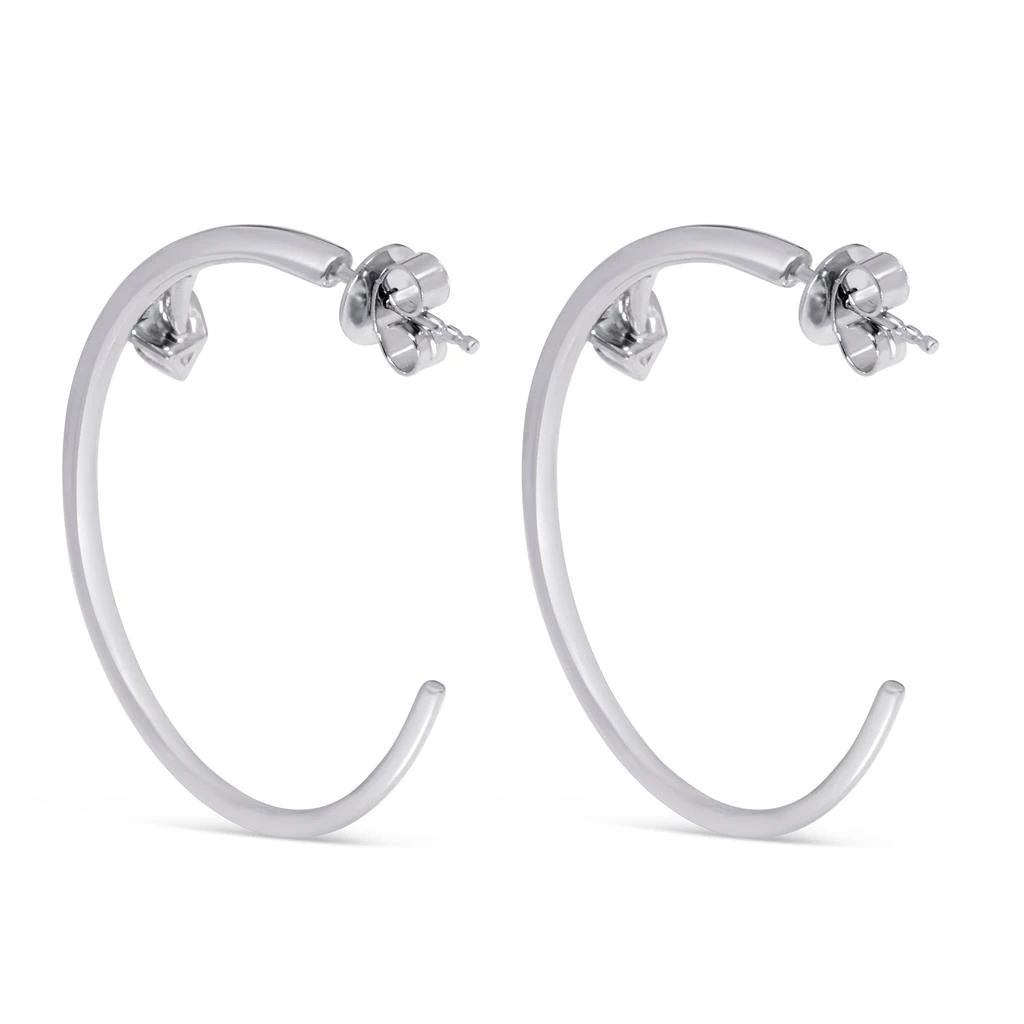 商品AME|Âme Trio 18K White Gold, Lab-Grown Diamond 0.44ct. tw. Hoop Earrings,价格¥21339,第1张图片