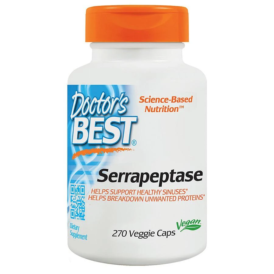 商品Doctor's Best|Serrapeptase Veggie Caps,价格¥577,第1张图片