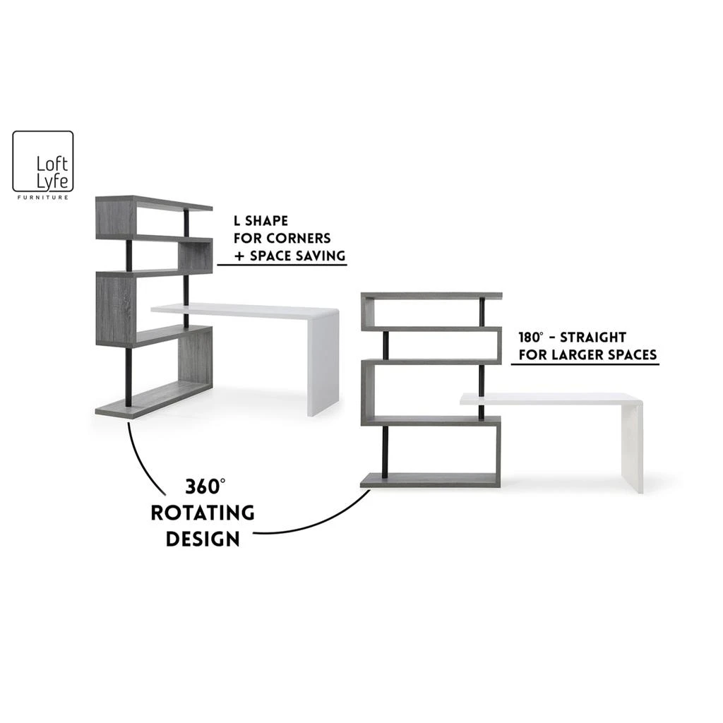 商品Loft Lyfe|Loft Lyfe Sanaya Writing Desk,价格¥2324,第5张图片详细描述