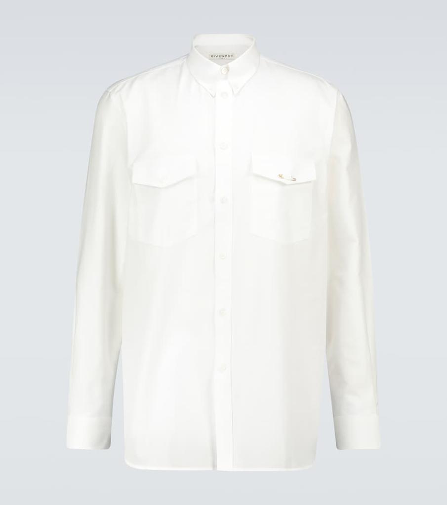 牛津布棉质长袖衬衫商品第1张图片规格展示