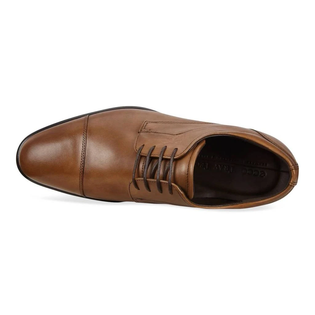 商品ECCO|Men's Citytray 2 Cap Toe Dress Shoe In Amber,价格¥999,第4张图片详细描述