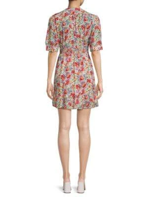 商品ba&sh|Floral Mini Fit and Flare Dress,价格¥1036,第2张图片详细描述