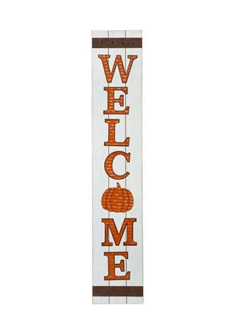 商品Glitzhome|42 Inch Fall Wooden Welcome Porch Sign,价格¥437,第1张图片