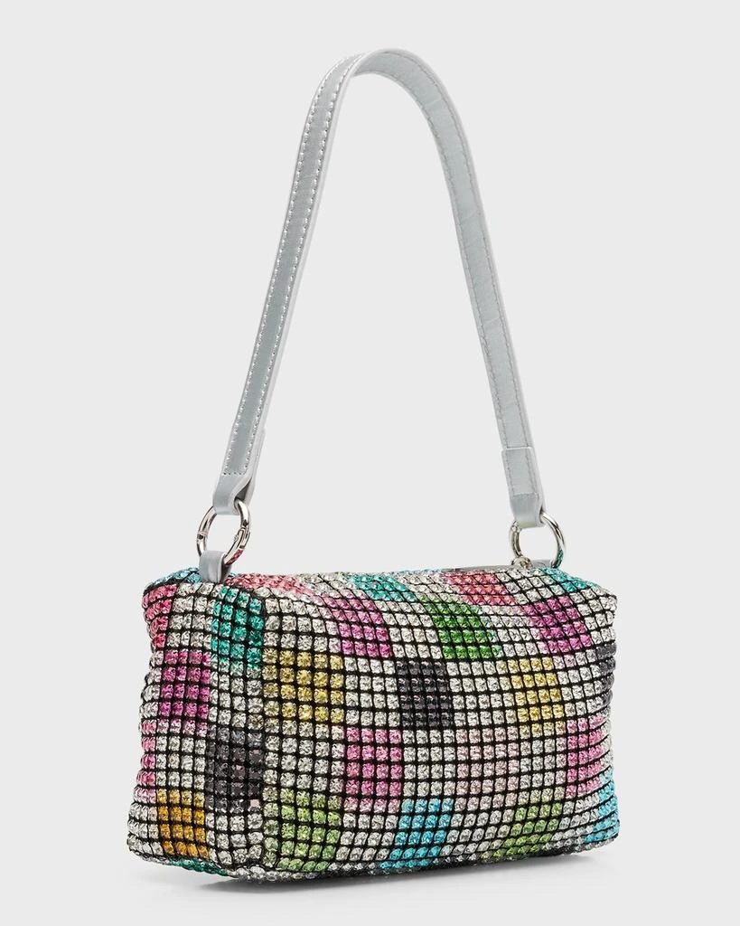 商品Bari Lynn|Girl's Rainbow Checkered Jeweled Bag,价格¥194,第4张图片详细描述