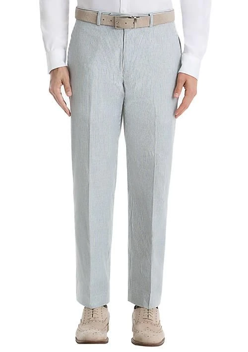 商品Ralph Lauren|Ralph Lauren Blue Stripe Cotton Suit Separate Pants,价格¥284,第1张图片