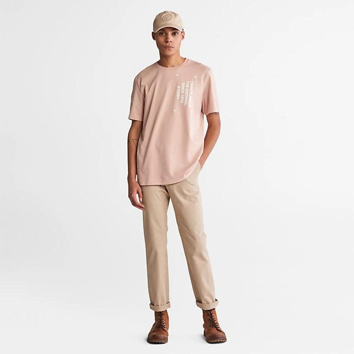 商品Timberland|Progressive Utility Graphic T-Shirt for Men in Pink,价格¥194,第3张图片详细描述