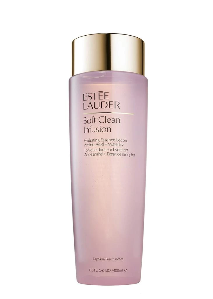 商品Estée Lauder|Soft Clean Infusion Hydrating Essence Lotion with Amino Acid + Waterlily 400ml,价格¥480,第1张图片