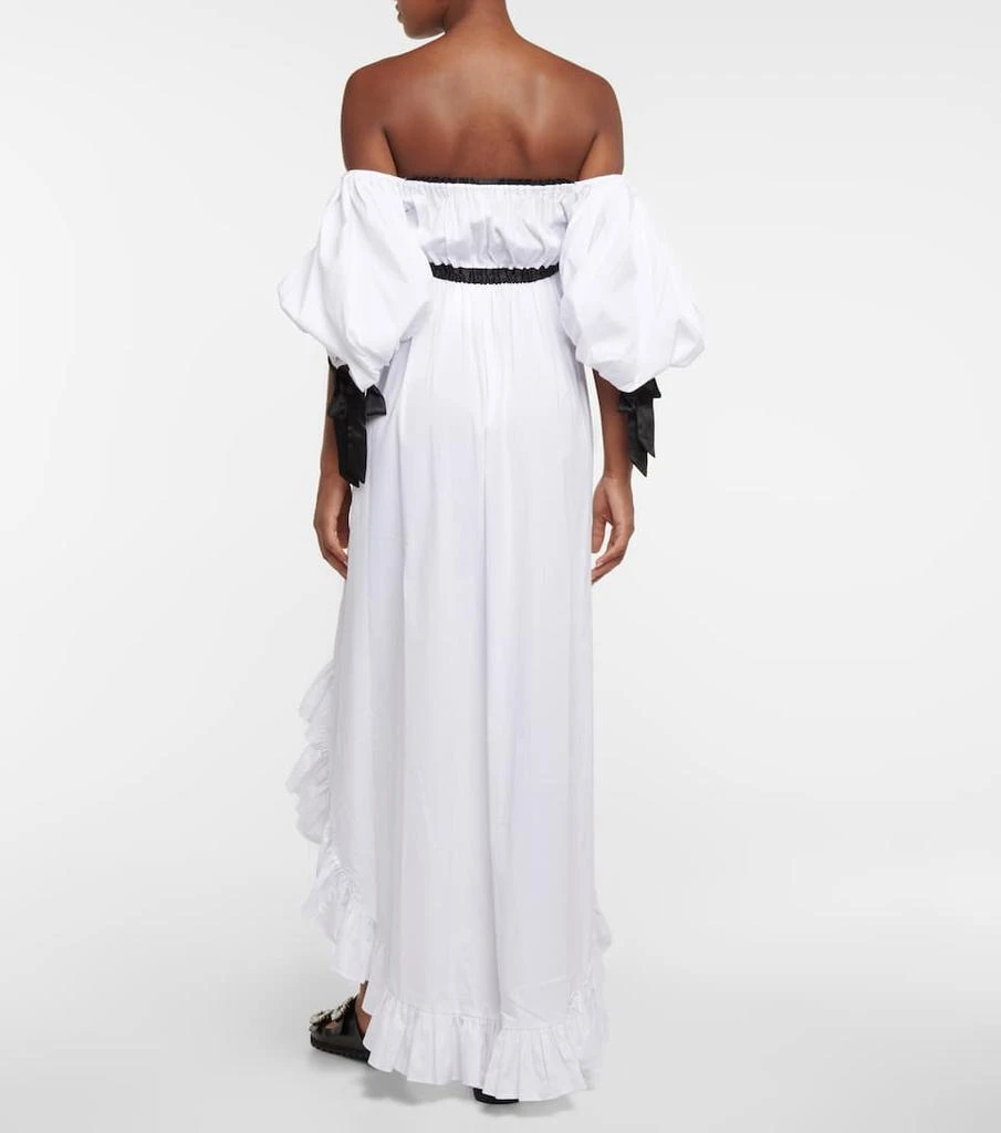 商品CAROLINE CONSTAS|Analiese off-shoulder poplin dress,价格¥3457,第3张图片详细描述