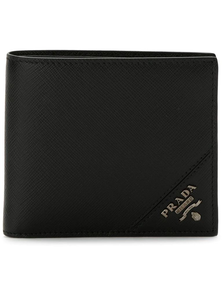 PRADA logo plaque bi-fold wallet商品第1张图片规格展示