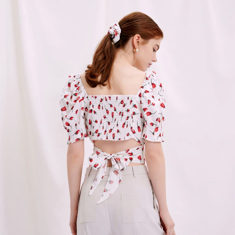 Abigail上衣-玫瑰印花 | Abigail Top - Rose Print 商品