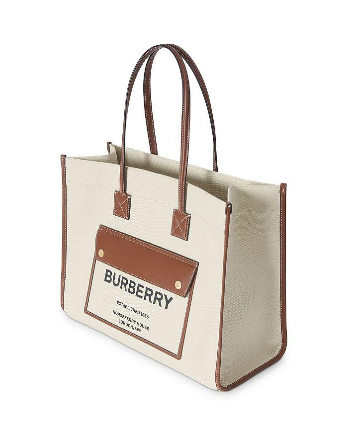 商品Burberry|Canvas & Leather Medium Freya Tote,价格¥11647,第5张图片详细描述