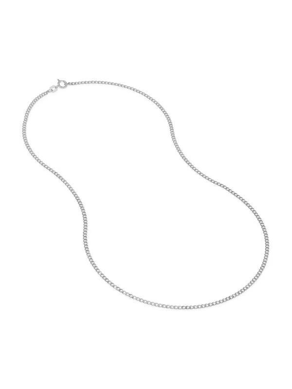 商品Saks Fifth Avenue|14K White Gold Open Curb Chain,价格¥4463,第2张图片详细描述
