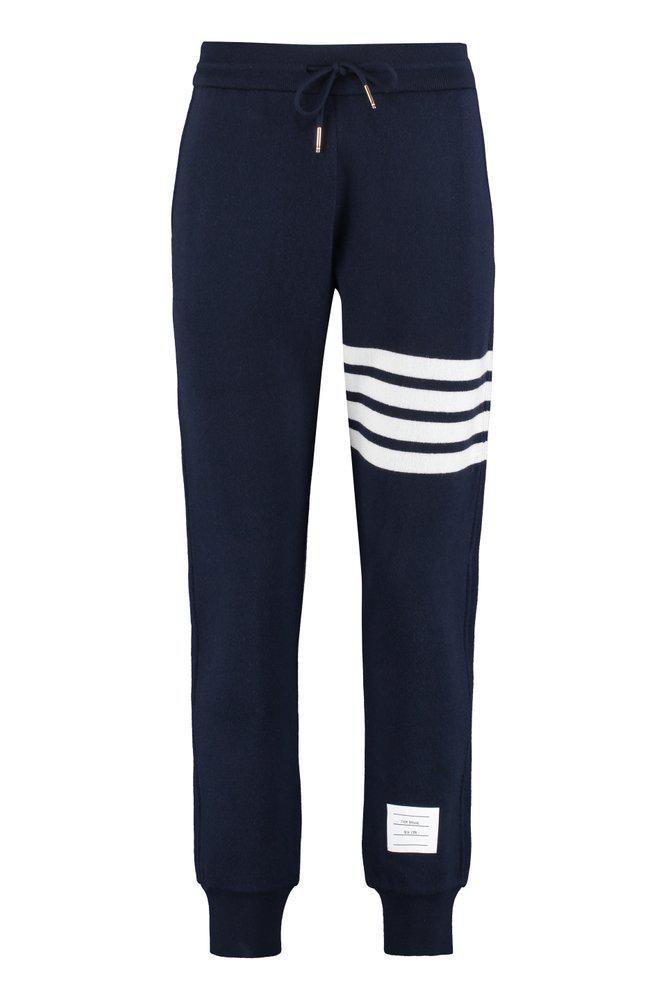 商品Thom Browne|Thom Browne 4 Bar Striped Jogger Pants,价格¥6128,第1张图片