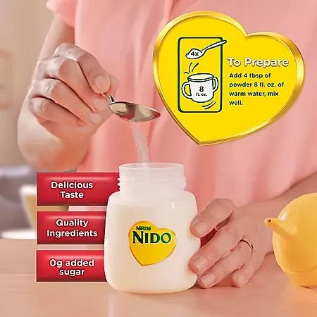 商品NIDO|雀巢NIDO 1岁以上婴幼儿奶粉 4.85 lbs.,价格¥207,第4张图片详细描述