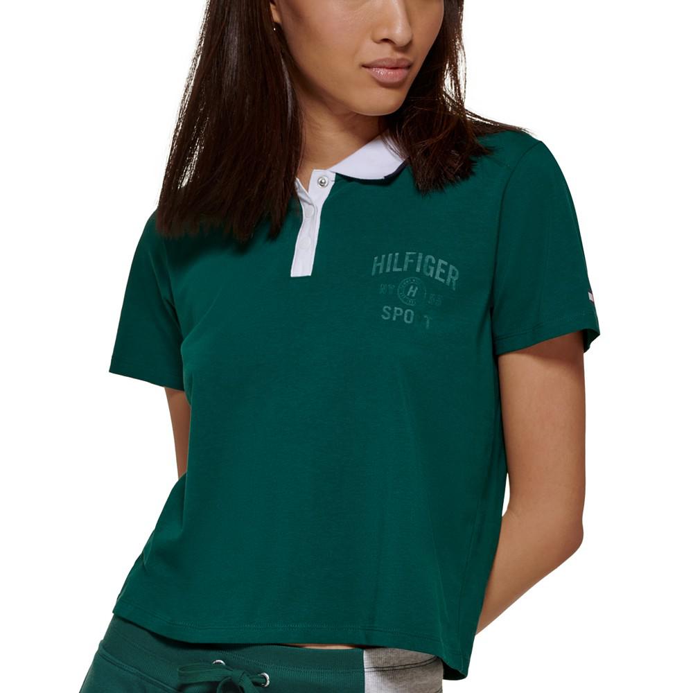 Women's Cropped Polo Shirt商品第7张图片规格展示