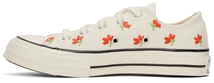 商品Converse|Off-White Floral Chuck 70 Low Sneakers,价格¥372,第3张图片详细描述