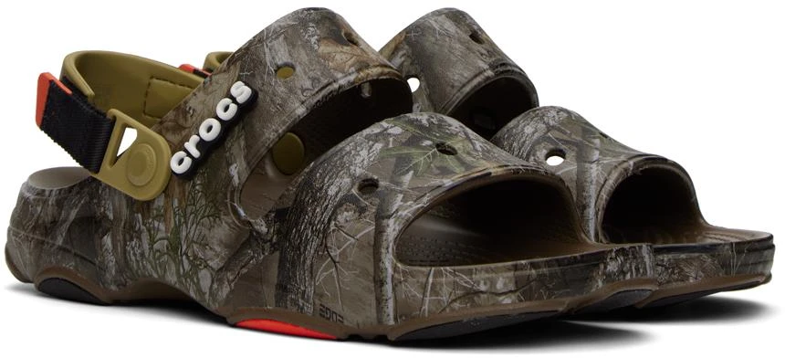 商品Crocs|Khaki Realtree EDGE Edition All-Terrain Sandals,价格¥259,第4张图片详细描述