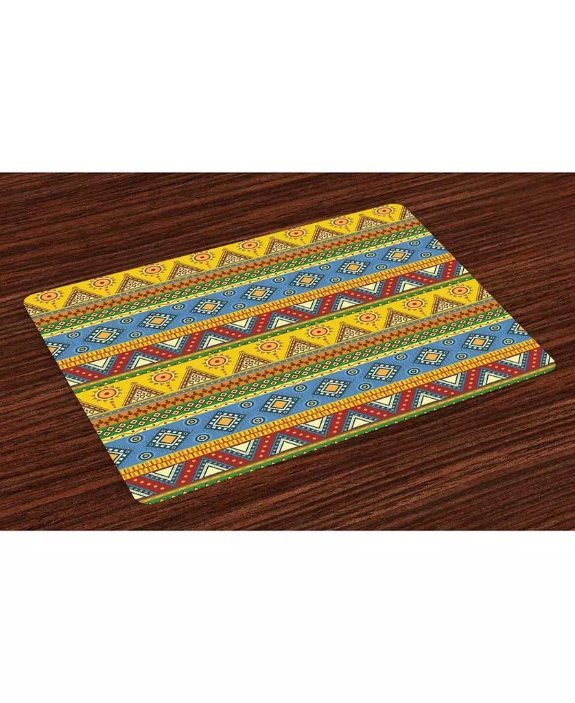 商品Ambesonne|Aztec Place Mats, Set of 4,价格¥227,第1张图片