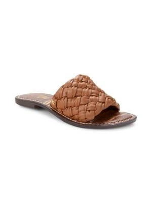 商品Sam Edelman|Griffin Woven Leather Flat Sandals,价格¥257,第2张图片详细描述