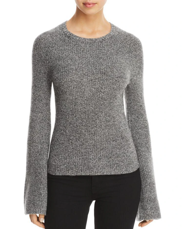 商品Theory|Theory Marled Bell-Sleeve Cashmere Sweater ,价格¥623,第1张图片