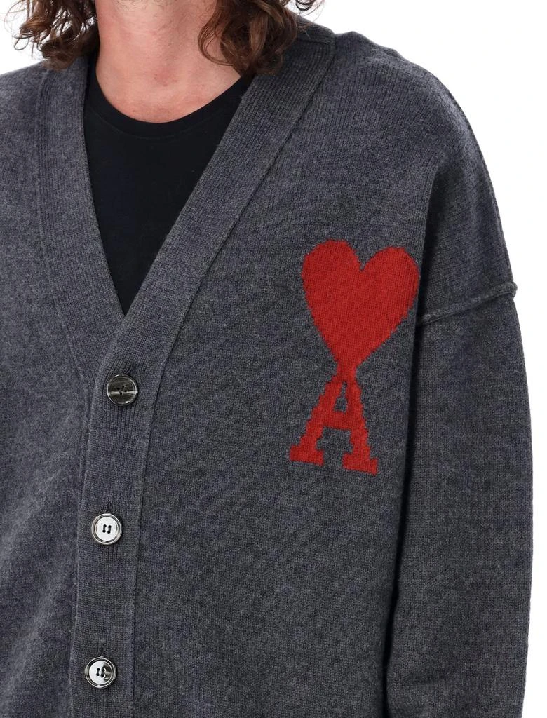 商品AMI|AMI Paris Ami de Coeur Knitted Buttoned Cardigan,价格¥2878,第3张图片详细描述