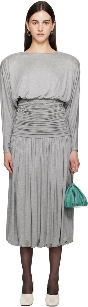 商品Nicklas Skovgaard|Gray Lori Midi Dress,价格¥2332,第1张图片