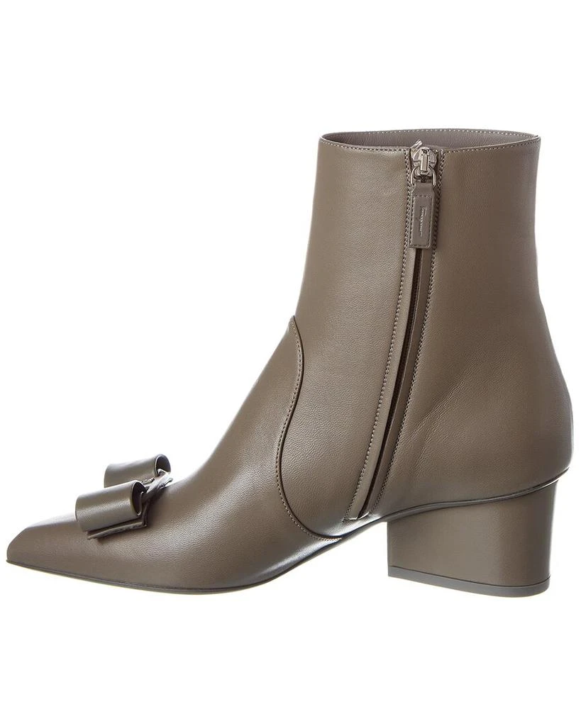 商品Salvatore Ferragamo|Salvatore Ferragamo Vince Leather Bootie,价格¥3790,第2张图片详细描述