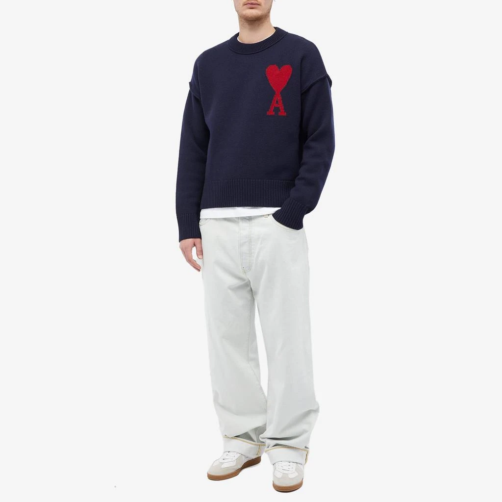 商品AMI|AMI Paris Large A Heart Crew Knit,价格¥2172,第4张图片详细描述