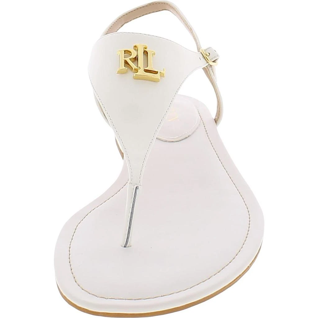 商品Ralph Lauren|Lauren Ralph Lauren Womens Ellington Leather Slingback Sandals,价格¥333,第5张图片详细描述