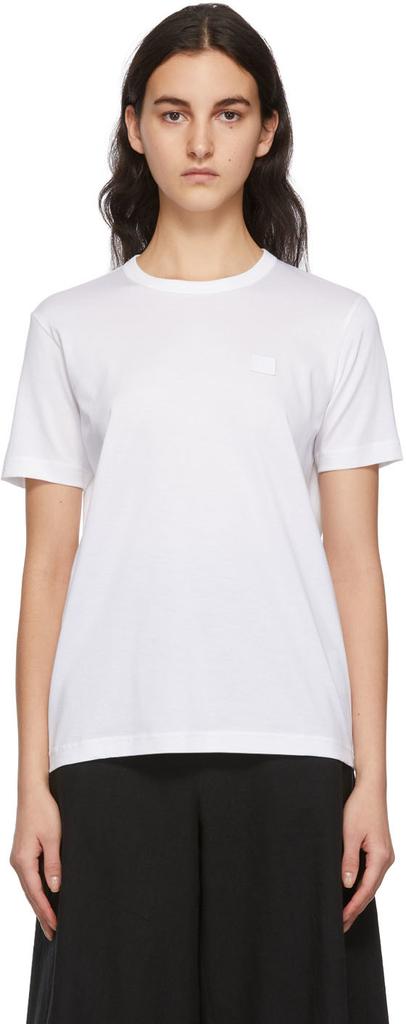 White Slim Fit T-Shirt商品第1张图片规格展示