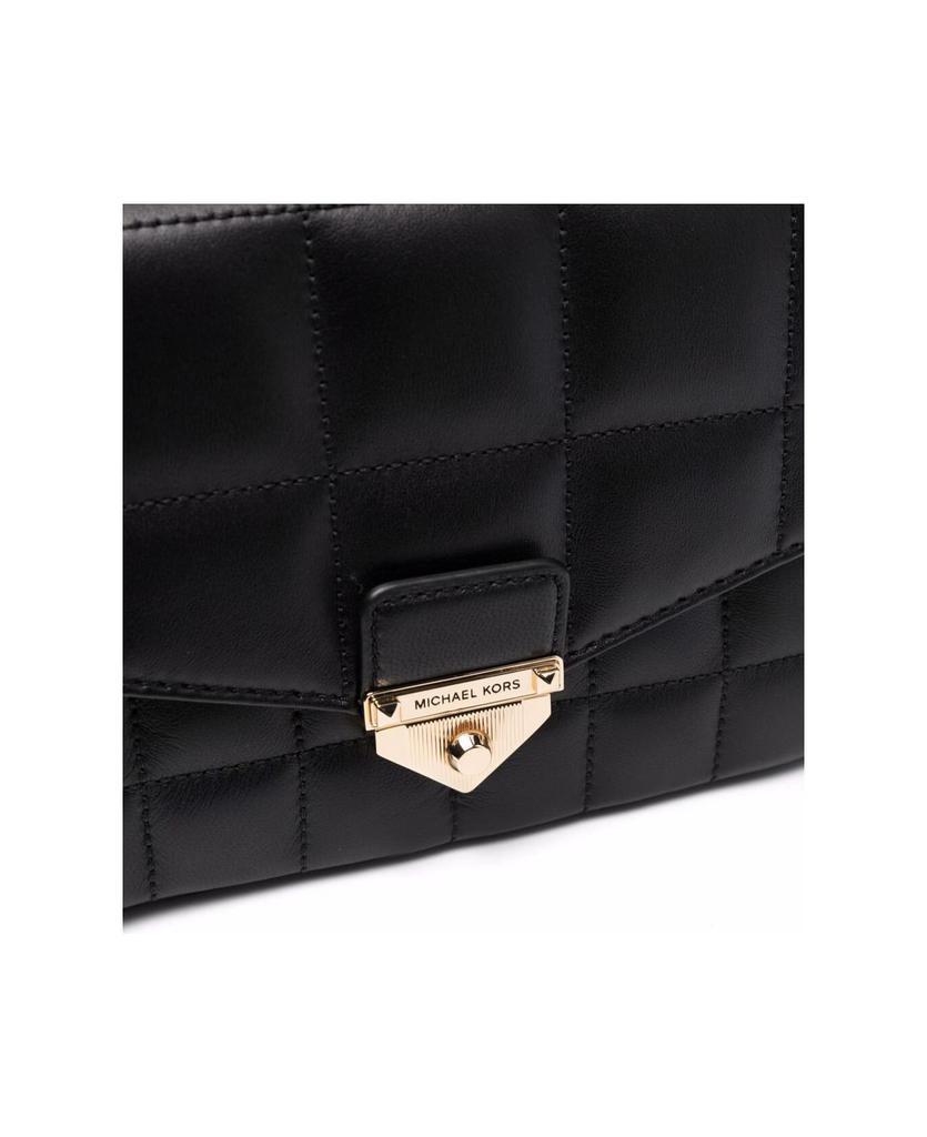 商品Michael Kors|Soho Small Black Quilted Leather Crossbody Bag  M Michael Kors Woman,价格¥2333,第5张图片详细描述