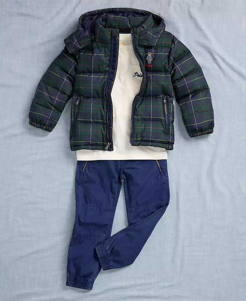 商品Ralph Lauren|Toddler and Little Boys Cotton Interlock Quarter-Zip Pullover Sweatshirt,价格¥281,第3张图片详细描述