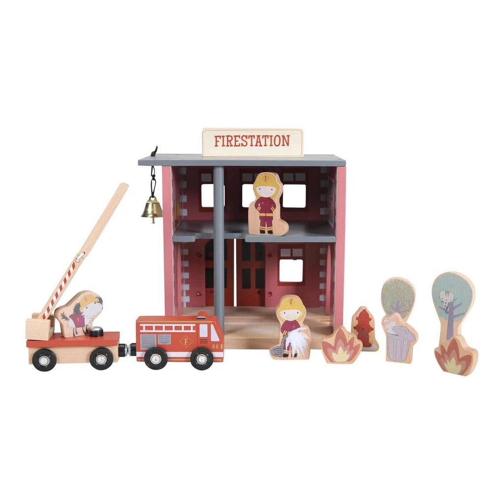 商品The Hut|Little Dutch Railway Train Extension - Firestation,价格¥246,第2张图片详细描述