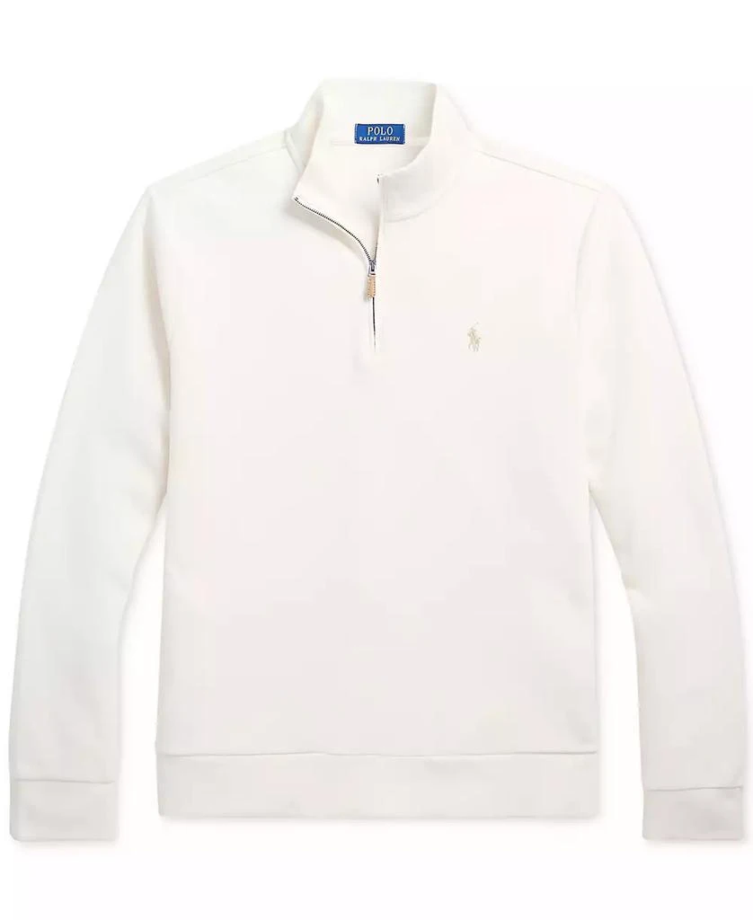 商品Ralph Lauren|Men's Double-Knit Mesh Quarter-Zip Pullover,价格¥1170,第5张图片详细描述