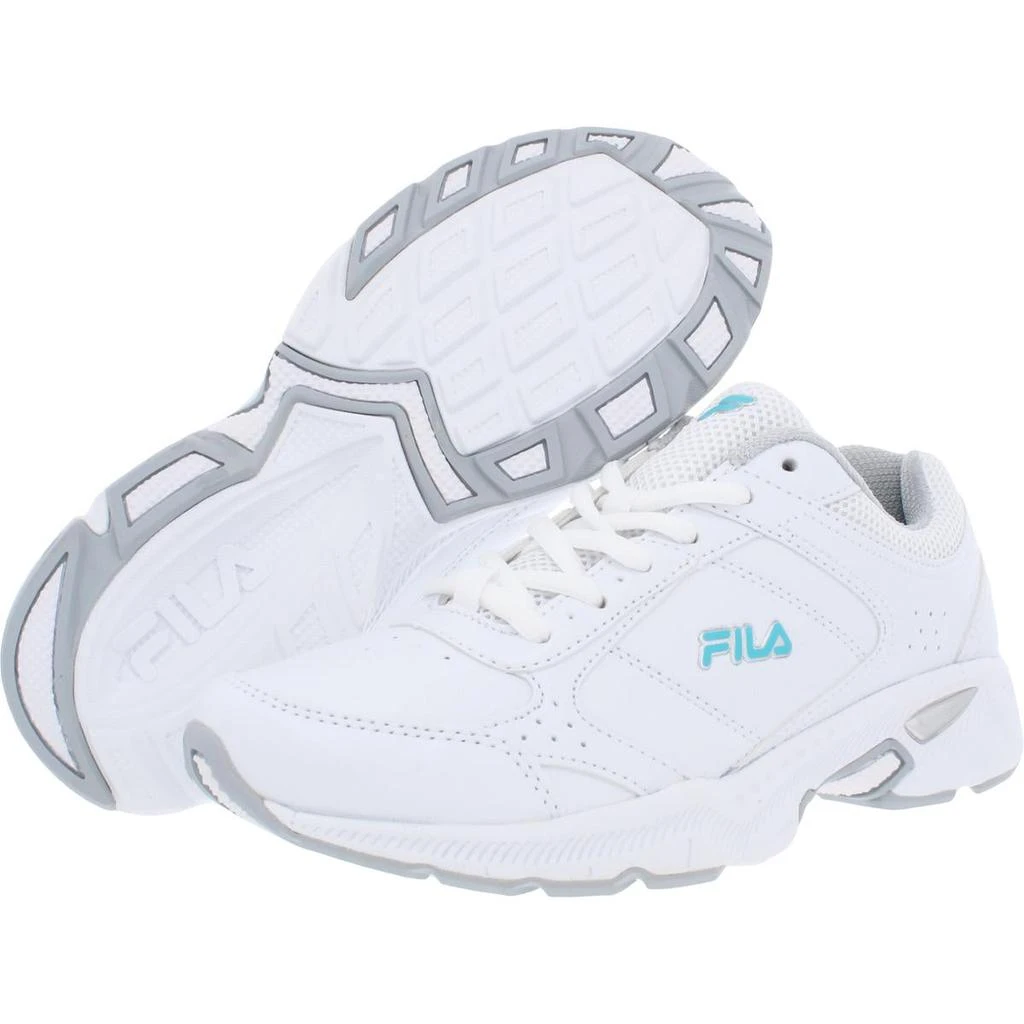 商品Fila|Fila Womens Memory Valant 5 Faux Leather Fitness Trainers,价格¥209,第3张图片详细描述