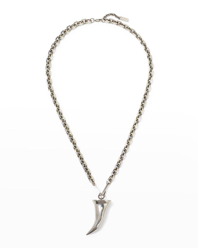 商品Givenchy|Men's Horn Pendant Chain Necklace,价格¥4799,第1张图片