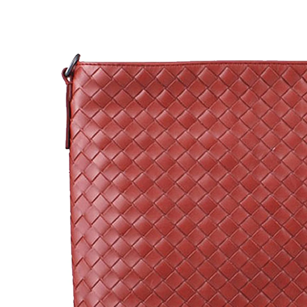 BOTTEGA VENETA 女士红色编织斜跨单肩包 276357-V465C-6380 商品