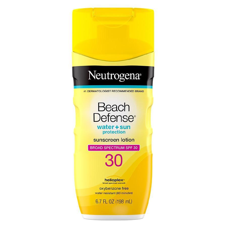 商品Neutrogena|Beach Defense Sunscreen Lotion With SPF 30,价格¥78,第1张图片
