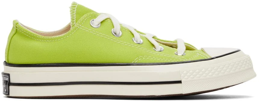 商品Converse|Green Chuck 70 Recycled Canvas Low Sneakers,价格¥219,第1张图片