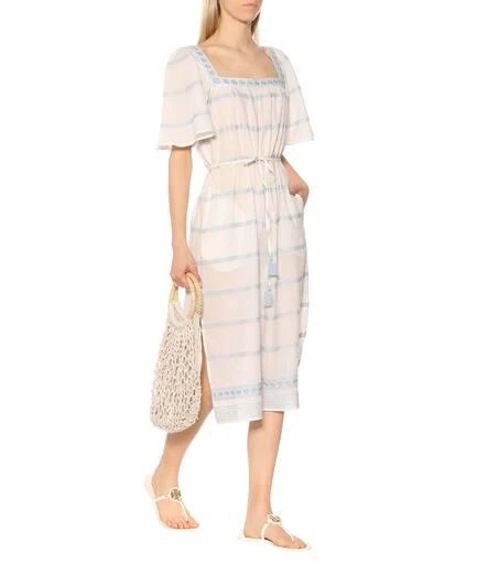 商品Tory Burch|刺绣亚麻棉质混纺连衣裙,价格¥2078,第2张图片详细描述