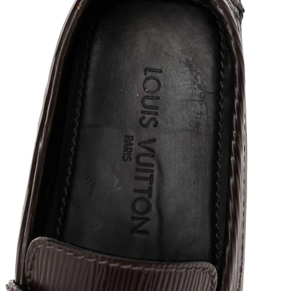 Louis Vuitton Dark Brown Epi Leather Monte Carlo Slip On Loafers Size 41  商品