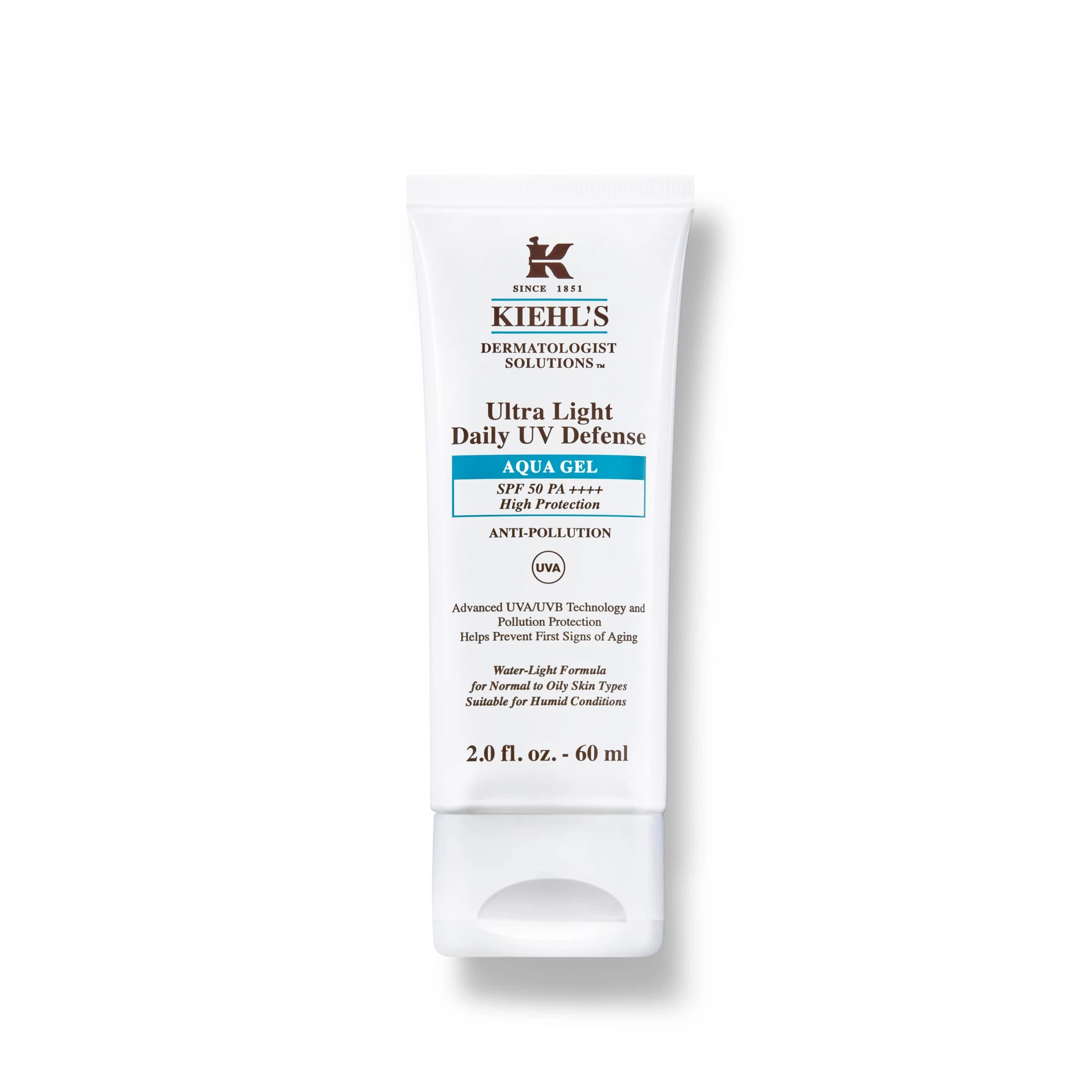 商品Kiehl's| Kiehl'S/科颜氏 防晒啫喱凝露 蓝色清爽型 60ml,价格¥318,第1张图片
