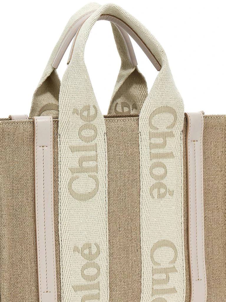商品Chloé|Woody Tote Bag Gray,价格¥5618,第3张图片详细描述