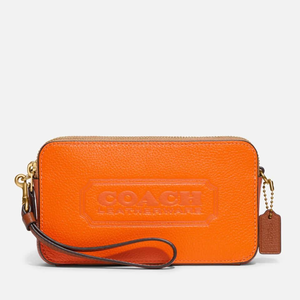 商品Coach|Coach Women's Colorblock Kira Cross Body Bag With Webbed Strap - Papaya Multi,价格¥1269,第1张图片