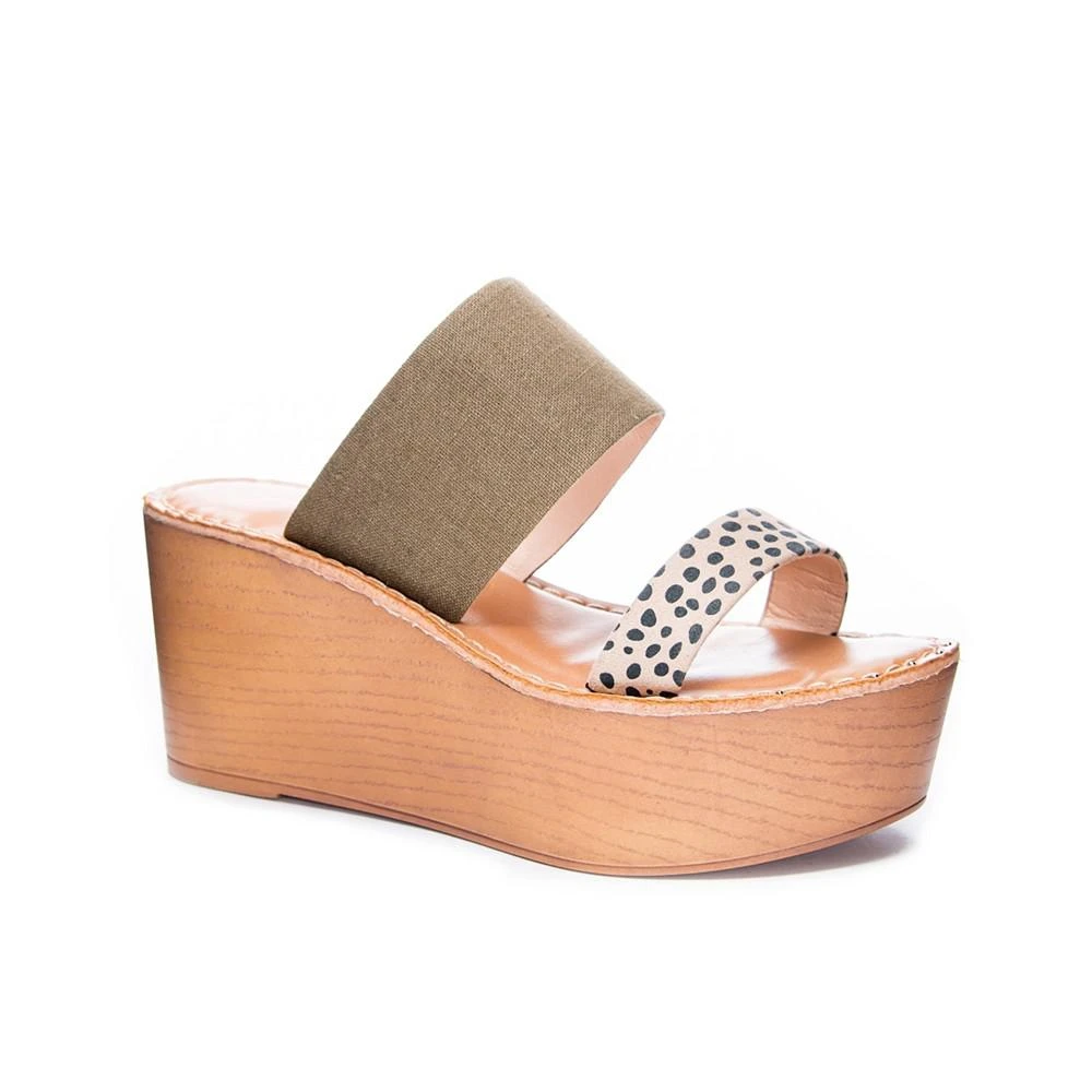 商品Chinese Laundry|Wind Women's Wedge Sandals,价格¥380,第1张图片