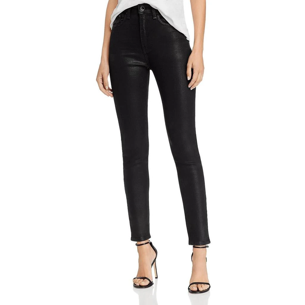 商品Rag & Bone|Rag & Bone Womens Nina High Rise Coated Skinny Jeans,价格¥306,第1张图片