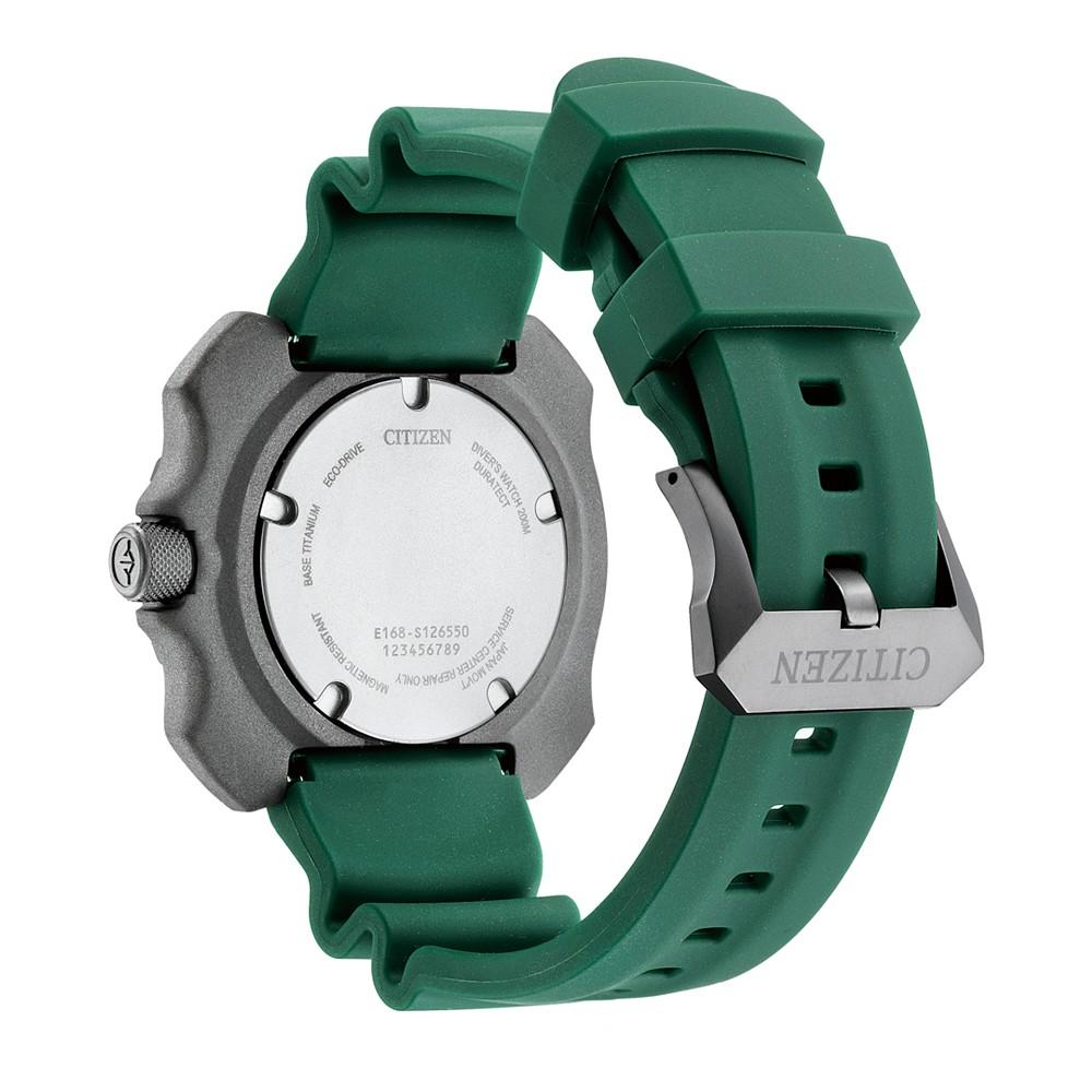 Eco-Drive Men's Promaster Dive Green Strap Watch, 47mm商品第3张图片规格展示